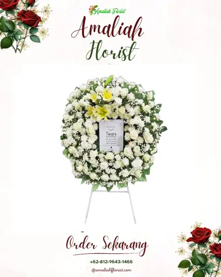 Krans Bunga Duka Anggut Bawah