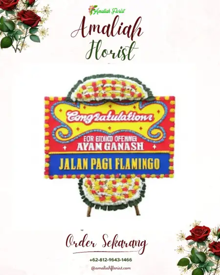 Sewa Papan Bunga Anggut Bawah